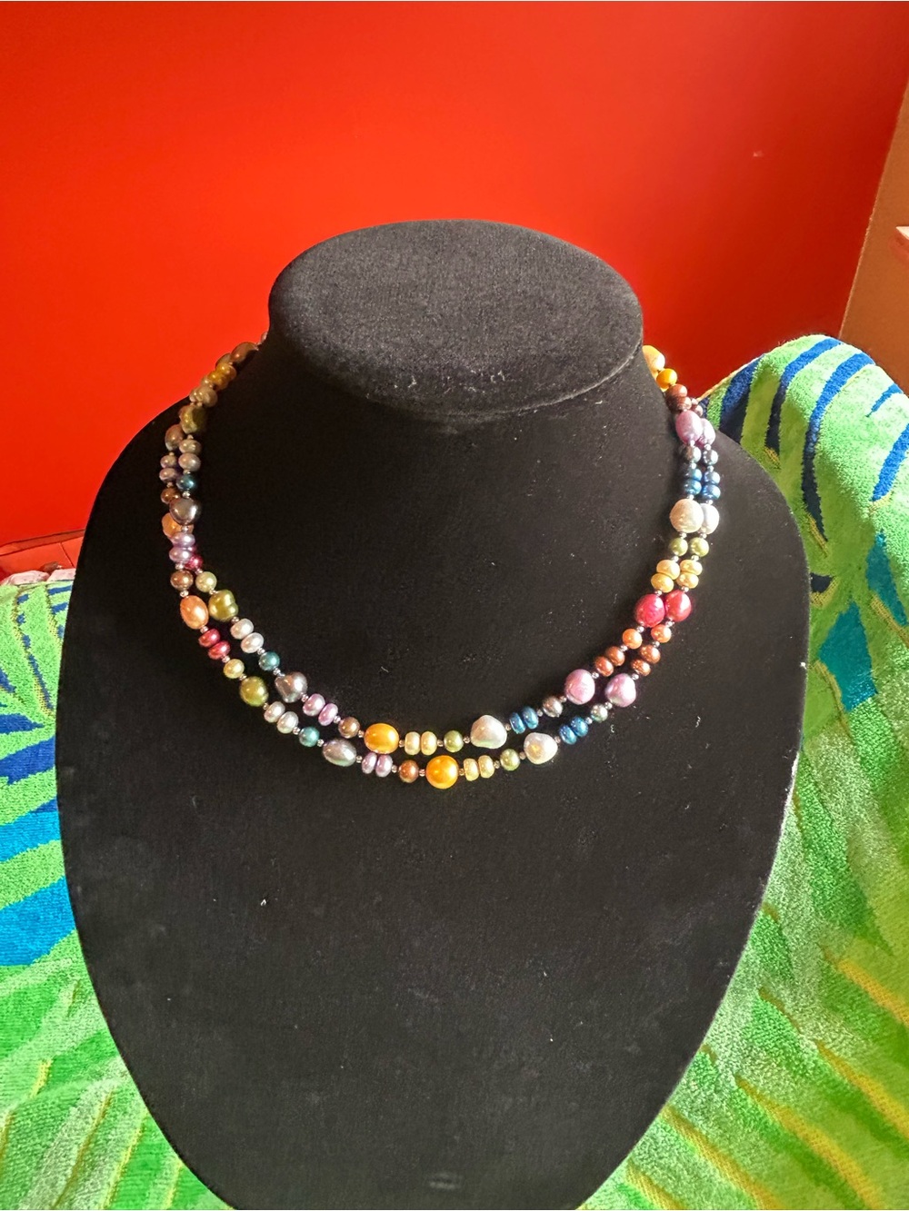 Honora Multicolor Freshwater Pearl Station Necklace